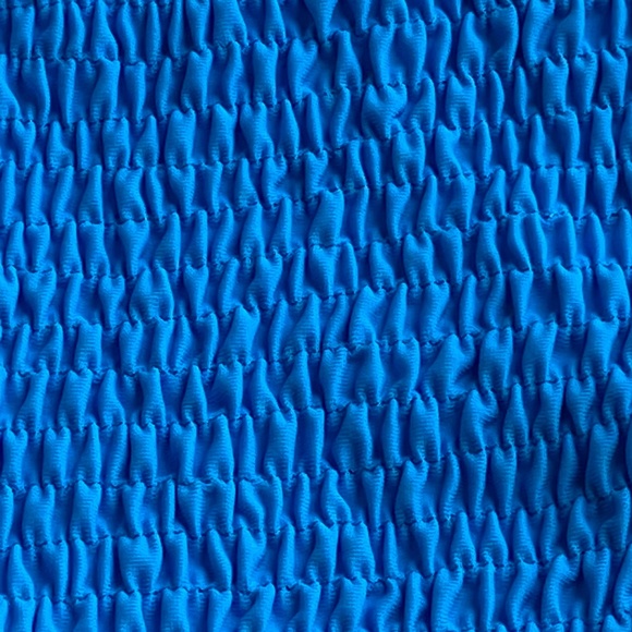 Blue Textured Bikini Set - Picture 6 of 9